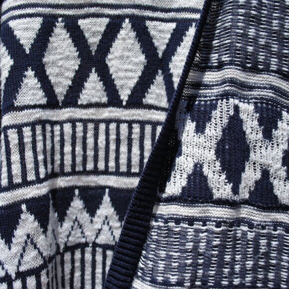 Mossimo Supply Co. Tribal Print Knit Open Front Cardigan Sweater PLUS SIZE (XXL) - Picture 3 of 6